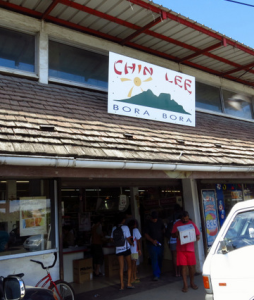 Chin Lee Supermarket in Bora Bora Tahiti